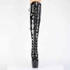 Pleaser - JUBILANT3012 Bottes cuissardes à plateforme - Noir Product image